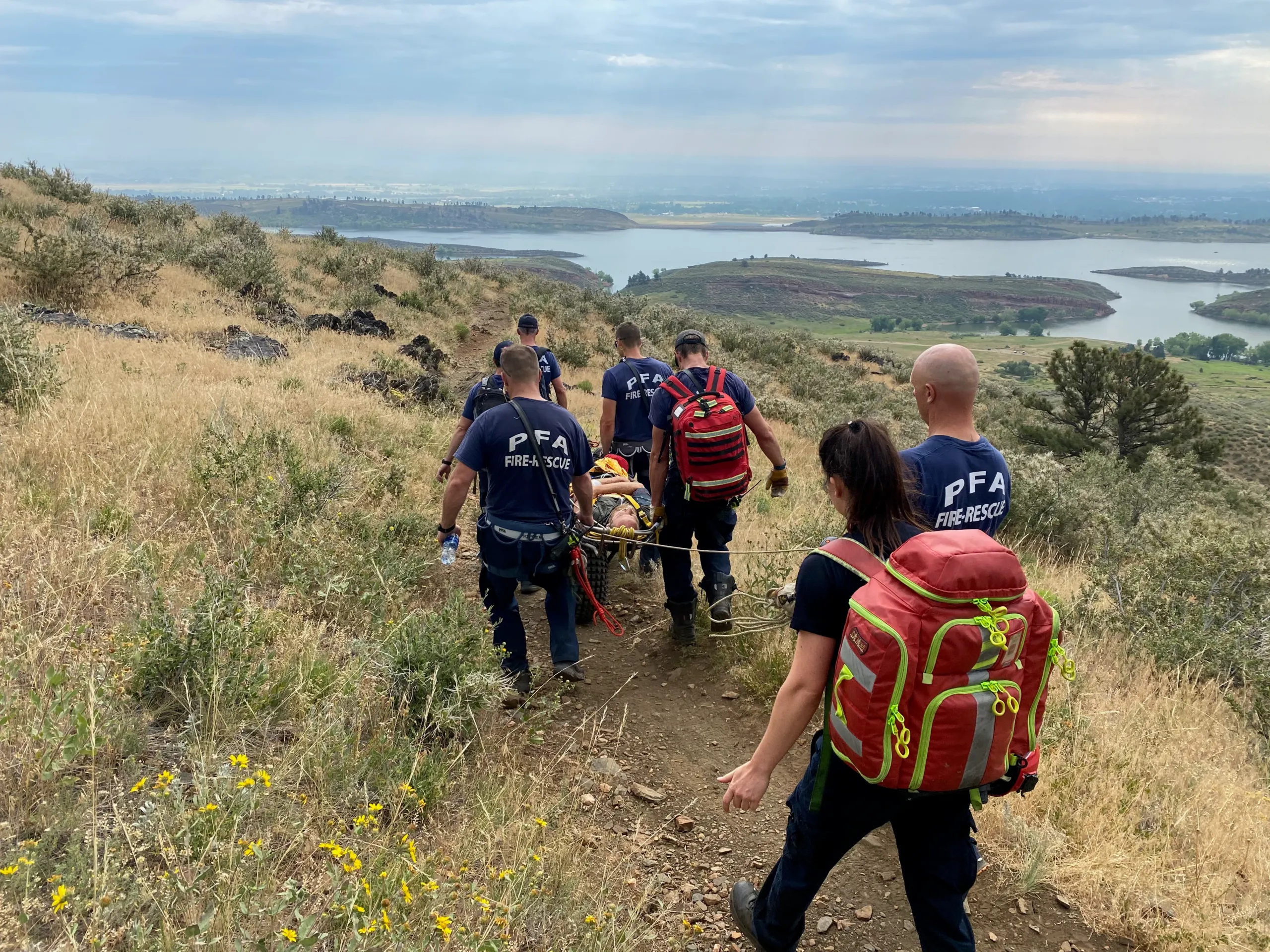 Rescue hike